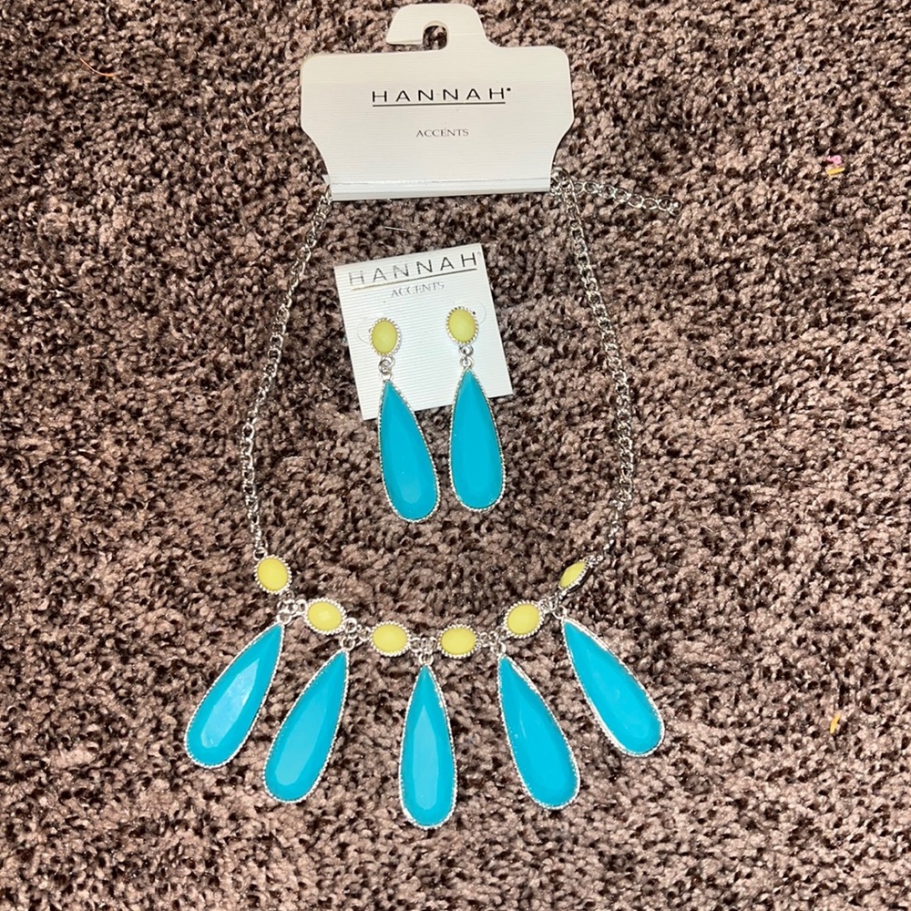 Hannah Accents Necklacw/Earring Set